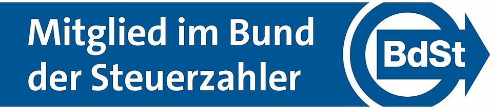 Logo Mitglied im Bund der Steuerzahler