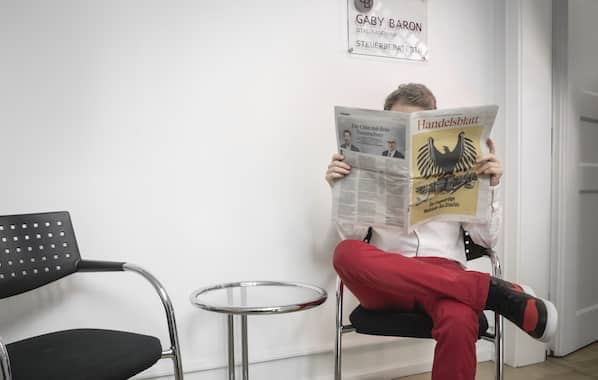 Innenansicht Wartebereich Steuerberatung Baron in Koeln Innenansicht Steuerberatung Baron Wartebereich